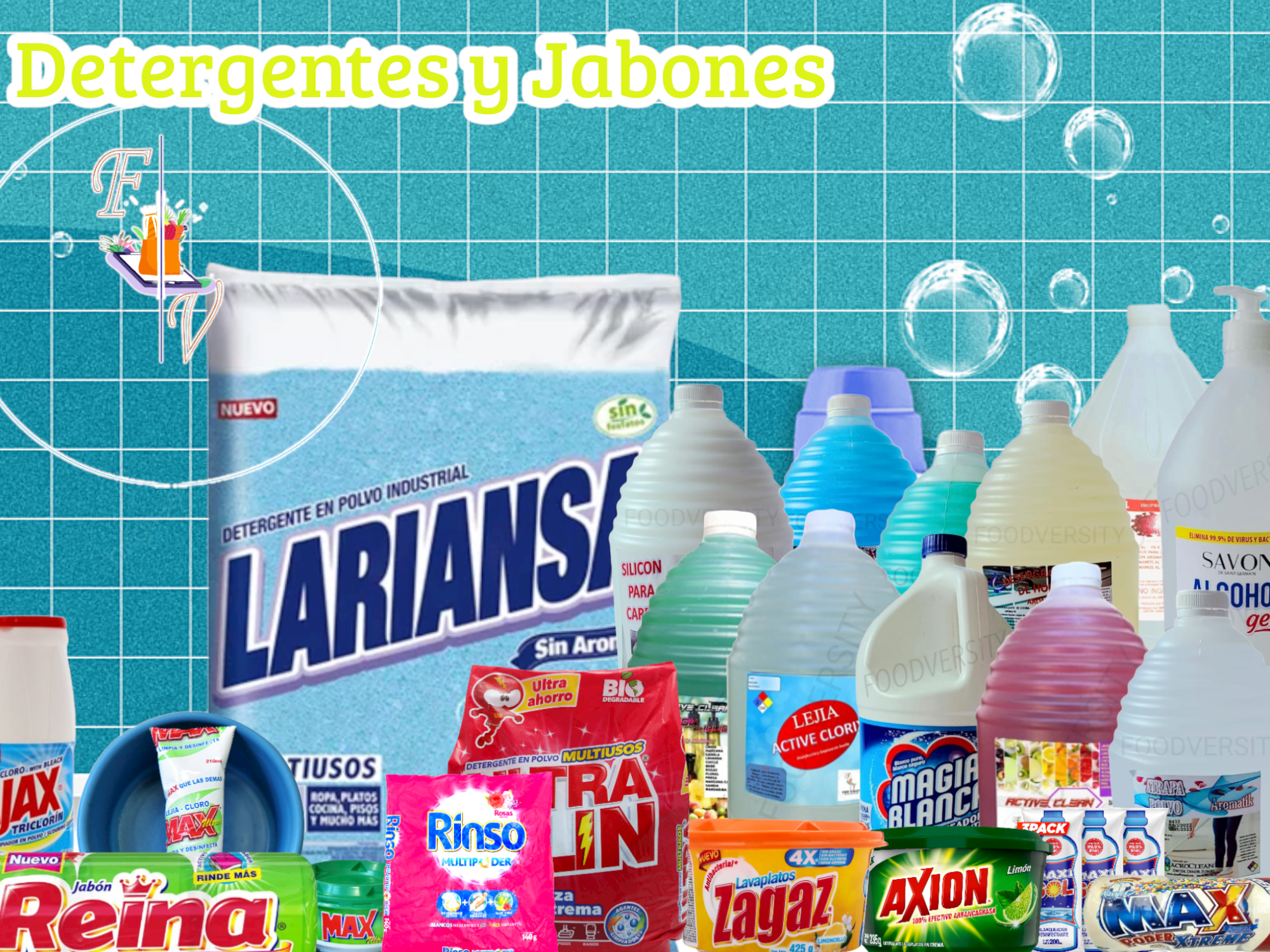 detergentes y jabones